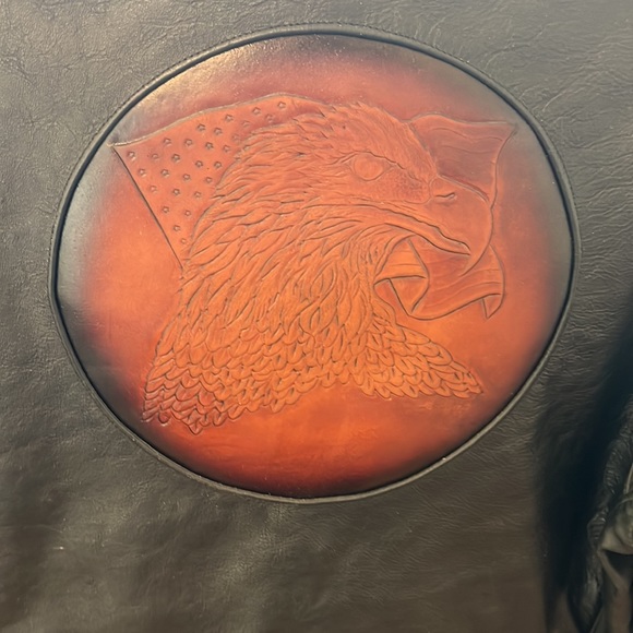 Leather Motorcycle Jacket - Picture 2 of 6